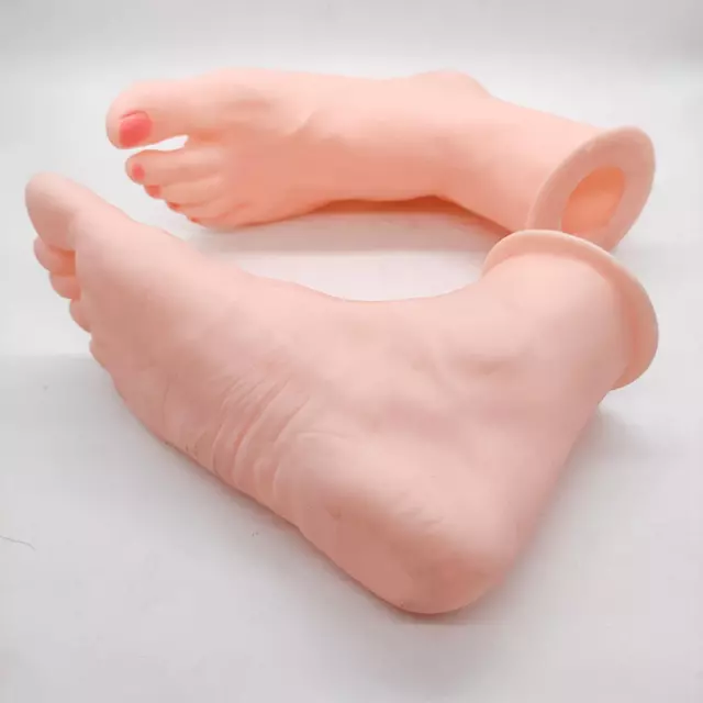 Silicone Foot Model Female Mannequin Feet Display, Sandals Shoes Sock Display