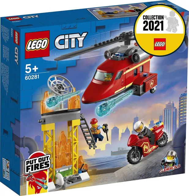 NEW Lego City Fire Rescue Helicopter 60281 - New/Sealed - *Retired Set*
