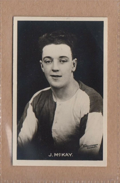 1922 DC Thomson Footballers Signed Real Photos - John McKay, Blackburn Rovers