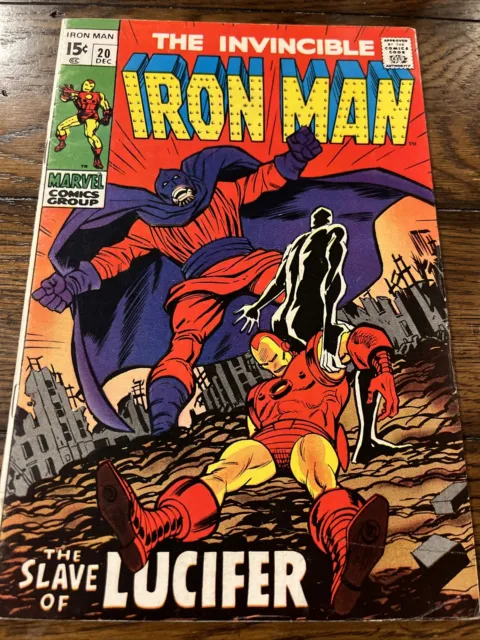 Invincible Iron Man #20 - Who Serves LUCIFER? (Marvel, 1968) HIGH GRADE