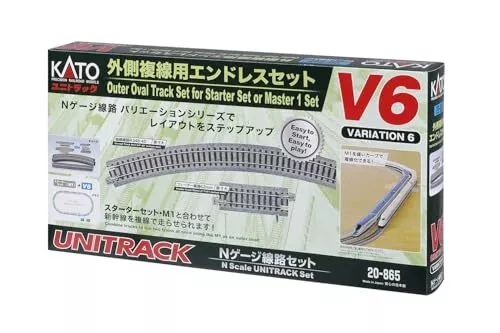 KATO N Scale V6 Outside Loop Track Set 20-865 NEW from Japan