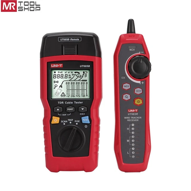 UNI-T UT685B TDR Cable Tester Network Wire Tracker POE Detector NCV ...