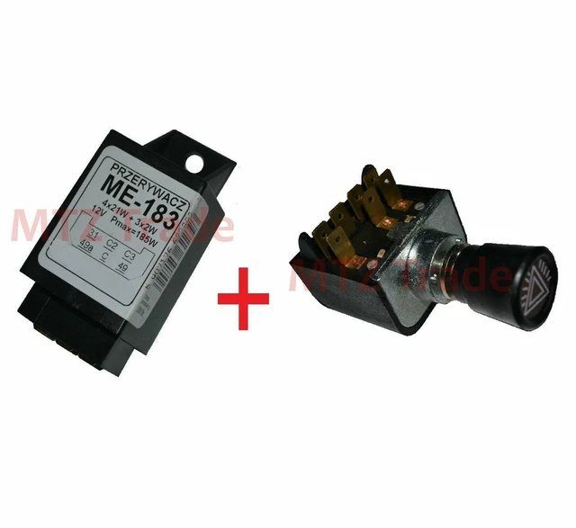 BLINKERSCHALTER WARNBLINSCHALTER RELAIS Traktor Schlepper Oldtimer