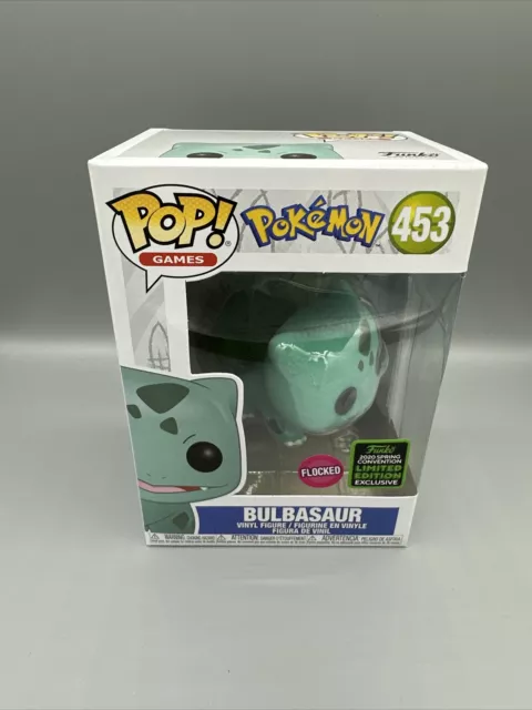 Funko Pop! Games - Pokemon - Bulbasaur (Flocked) (2020 Spring Conventi