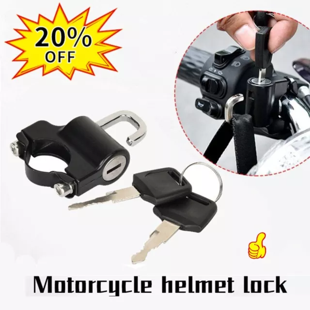Manubrio antifurto bici blocco casco moto gancio blocco casco