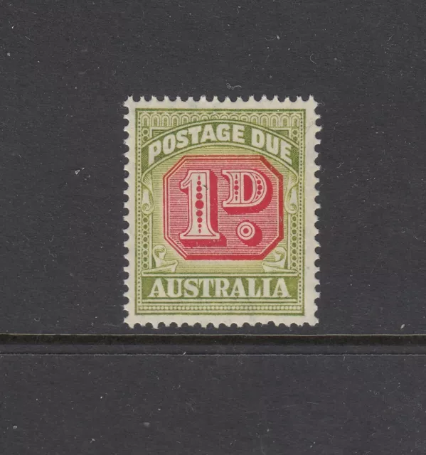 POSTAGE DUES, 1938 C of A WMK: 1d Carmine & Green SG D113, BW D123C ($18) MUH.