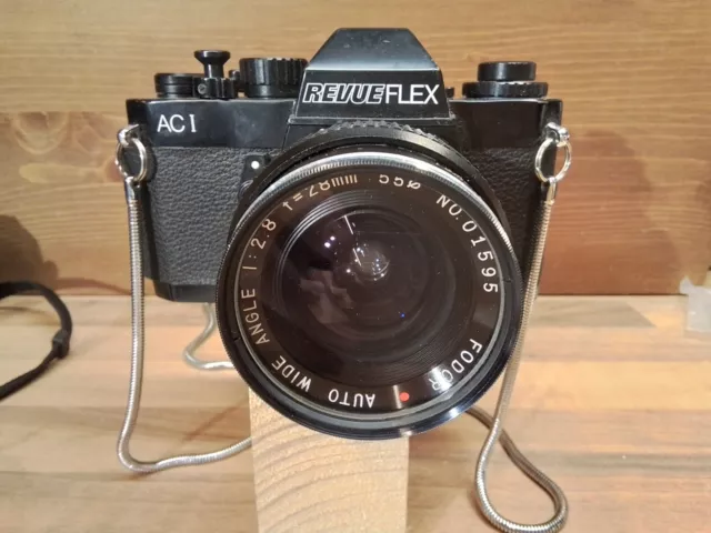 Revueflex AC1 mit FODOR Auto Wide Angle 1: 2,8/28 mm Spiegelreflexkamera