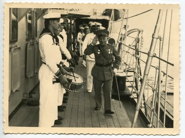KREUZER EMDEN - orig. Foto, Angra do Heroismo, Auslandsreise 1938, cruiser