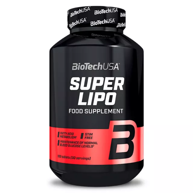 BIOTECH USA SUPER LIPO 120 TAB - Fettverbrenner für Gewichtsabnahme