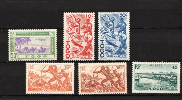 timbres Togo - PA 16 - TG 192, 199, 200, 236/7 MH