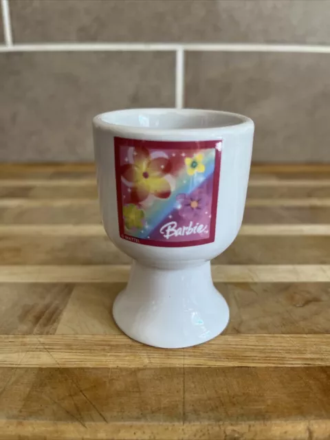 Vintage Barbie Egg Cup. Glazed ceramic. Mattel 1996.