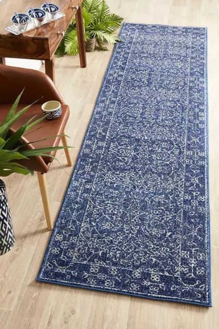 Hallway Runner Hall Runner Rug Traditional Mat Persian Blue All Size Available