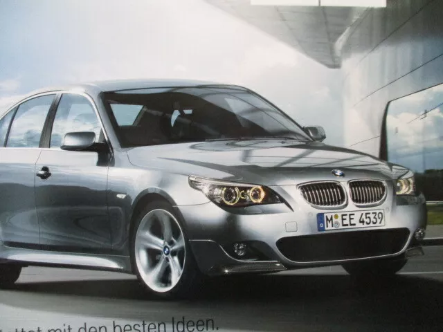 BMW 5er Reihe E60 +Touring E61 Zubehör Katalog 2007 NEU brochure