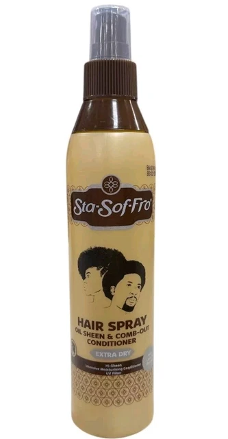 Sta-Sof-Fro Hair & Scalp Spray 16oz X-Dry (3er Pack) – Stylingspray Für Lockiges & Trockenes Haar