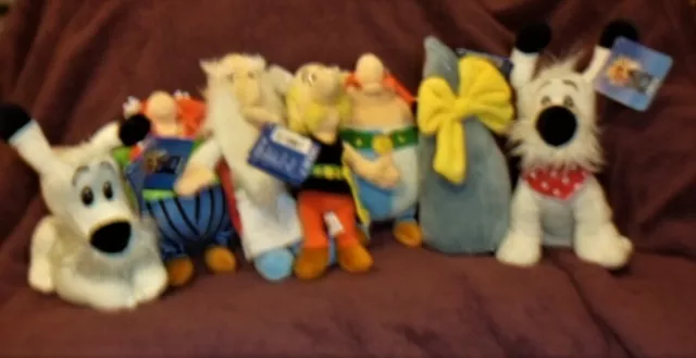 Peluches Astérix Collection, 7 peluches Neuves avec étiquettes,  2019,  Lidl