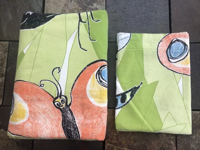Funda Edrea Kryp Bi Verde Bugs Ladybug Araña Niños Doble Y Simulada 80X60