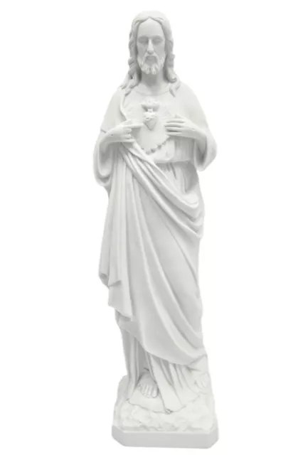 25& SACRED HEART of Jesus Christ Catholic Statue Sculpture Vittoria ...
