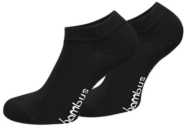 6 Paar BAMBUS Sneaker Socken, Füßlinge, Kurzsocken Bambussocken