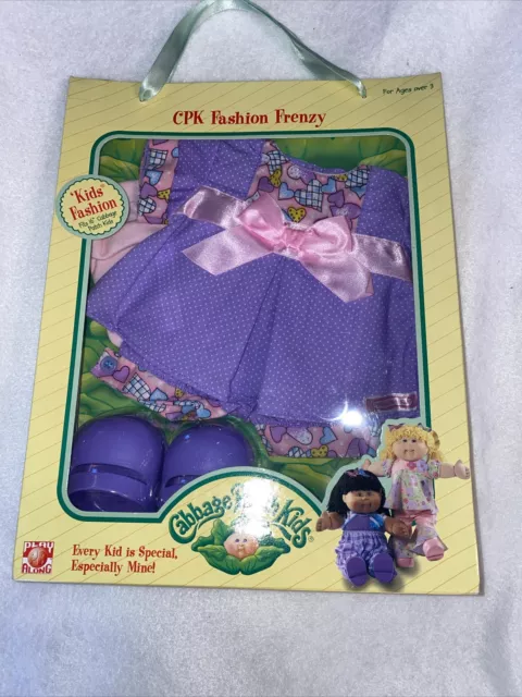 2005 New Cabbage Patch Kids • Purple, Pink Outfit “CPK Fashion Frenzy” CPK