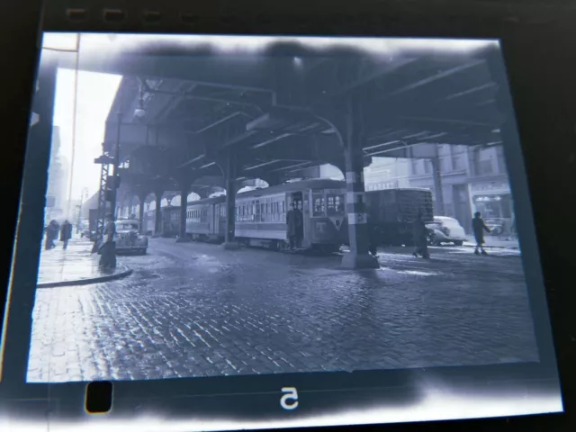 Great ORIG 1946 TARS Subway New York City NYC Trolley 35mm Photo Negative