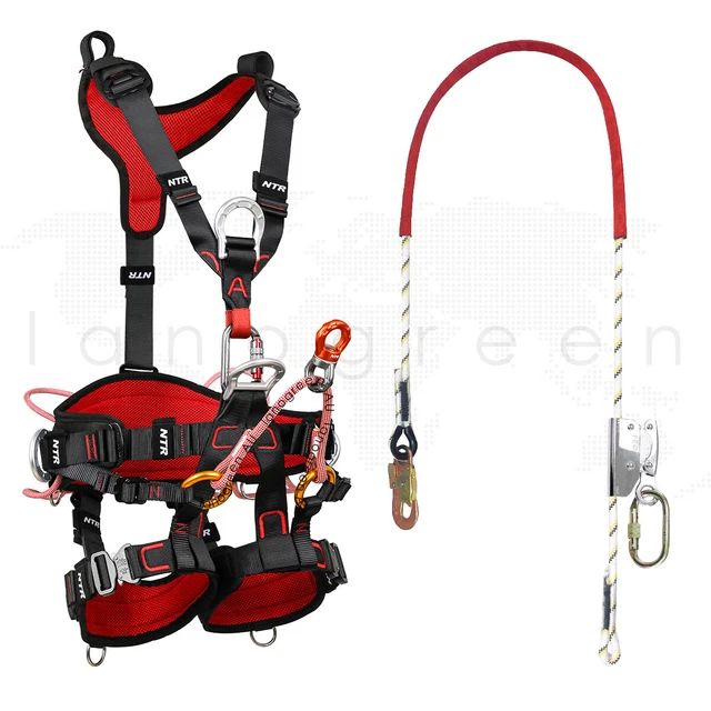 ARBORIST HARNESS TREE Care Work Positioning Lanyard Climbing Protection Kit 87.98 PicClick AU