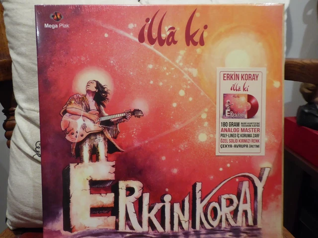 ERKIN KORAY illaki Red coloured vinyl TURKISH ROCK
