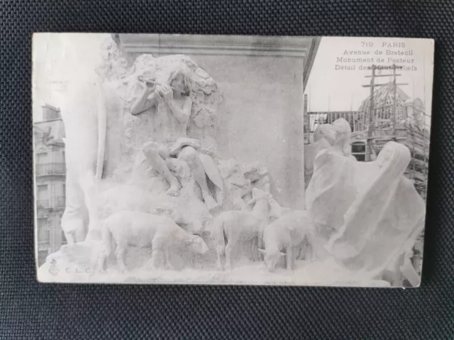 CPA 75 PARIS - Avenue de Breteuil - Monument de Pasteur