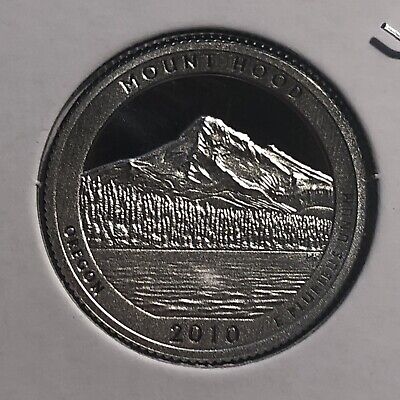 2010-S National Parks *Atb 90% Silver Proof Quarter - Mount Hood  #1