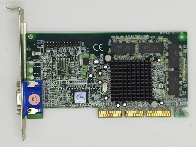 SPARKLE AGP GRAFIKKARTE NVIDIA RIVA TNT2 M64 32MB SDRAM VGA Retro