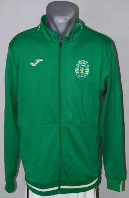SCP Sporting Jacket Sweatshirt Green Football Mens Soccer Shirt Size Adult L