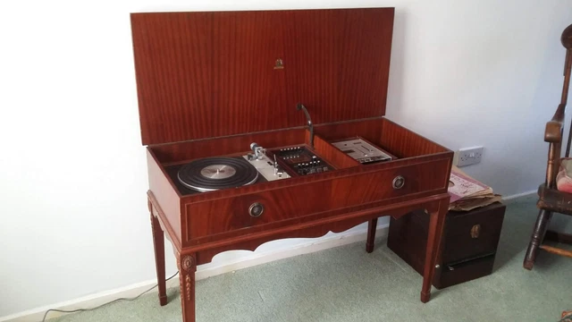 VINTAGE DYNATRON STEREOPHONIC radiogram with Goldring turntable £25.00 ...