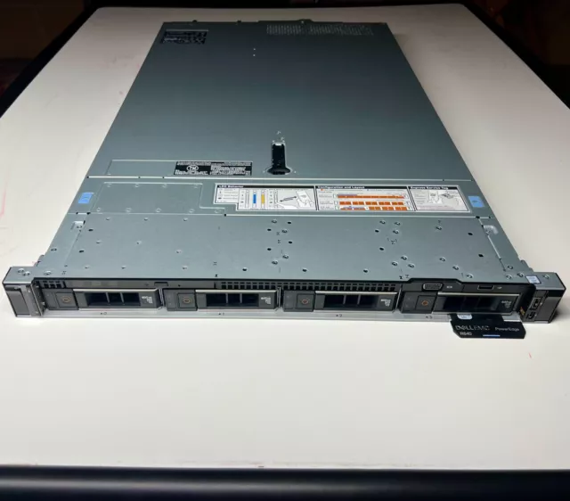 Dell PowerEdge R640 Server  2nd Gen Xeon Gold 6226 2.7Ghz  128GB RDIMM  4x600GB