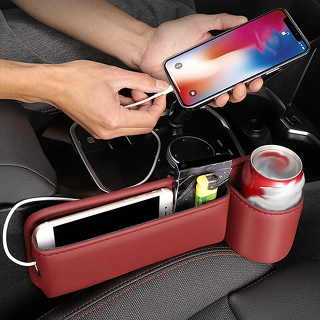 Multifunction Car Seat Gap Organizer Storage Box Auto Interior Accessories