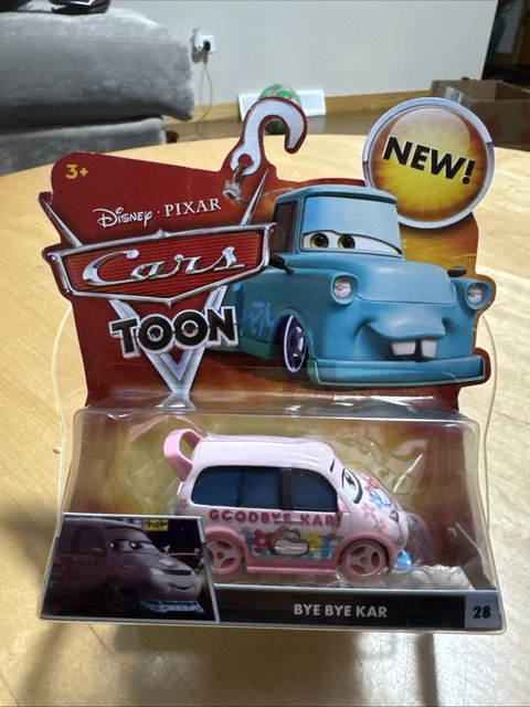 DISNEY PIXAR CARS Toon Bye Bye Kar #28! Tokyo Mater Tuner Van! Nip