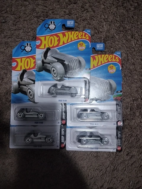 Hot Wheels Set 5 Cerchi BBS Cromati Con Pneumatici In Gomma – Per Bel Air Gasser 1:64