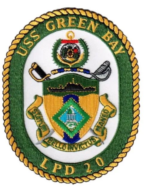 USS Green Bay LPD-20 Patch – Sew On