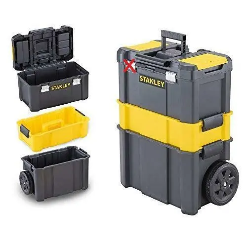 STANLEY Rollende Werkstatt Essential Mobile Werkstatt Werkstattwagen STST1-80151