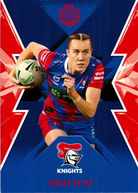 Nrl Material 2025 NEWCASTLE KNIGHTS NRLW TLA Special Edition Card - Tamika Upton £2. ...