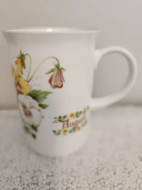 St George Fine Bone China August Coffee Tea Cup Gold Trim Made In England Mint!