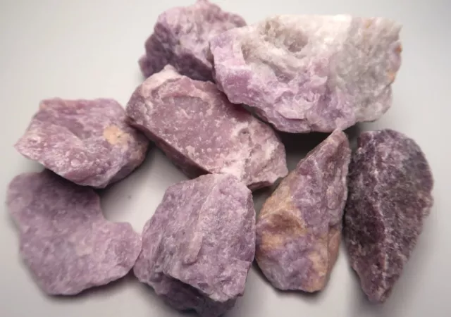 100% Naturel Lepidolite Naturel Pierre LB (Cristal en Gros Vrac Lots )