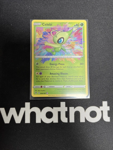 Pokemon Card Celebi 009/185 Vivid Voltage Amazing Rare Near Mint