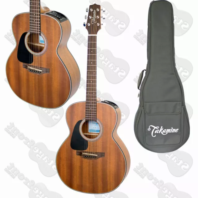 TAKAMINE GX11 MENSLH LEFT HAND ACOUSTIC /ELEC 3/4 GUITAR TAKA-MINI with GIG BAG