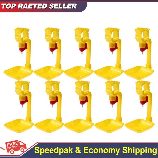10pcs Bauernhof Tiere automatische Vogel Coop Futtermittel Geflügel Huhn Geflüge