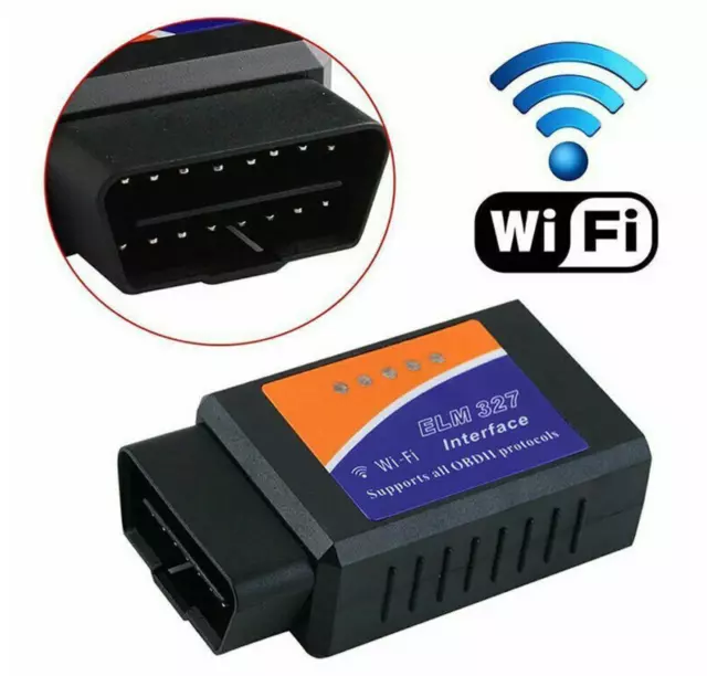 Interface Outil Diagnostic Multimarque ELM327 WIFI PRO OBD2 IOS Android