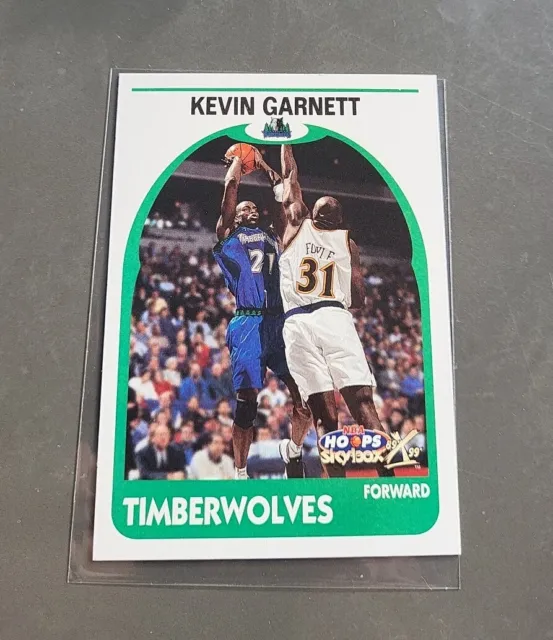 Kevin Garnett Kobe Nba Card Skybox Hoops 1999-00 # 85 Celtics Timberwolves