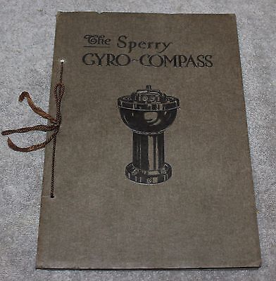 1912 Sperry Gyro Compass Navigation Sperry Gyroscope Catalog Advertising History