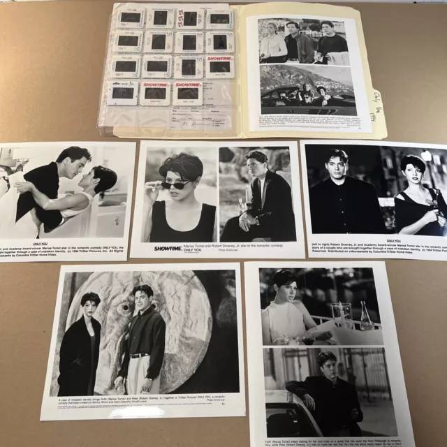Only You Movie Press Kit 6 Stills 8x10 Photos 15 Slides 1994 Marisa Tomei Film
