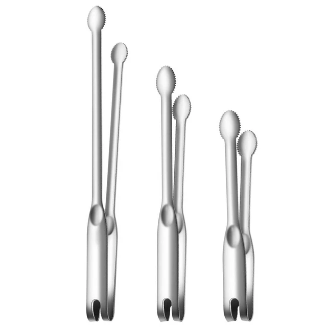 Stainless Steel Barbeque Clamp Tong Cooking Stainless Steel Grill Tongs Food