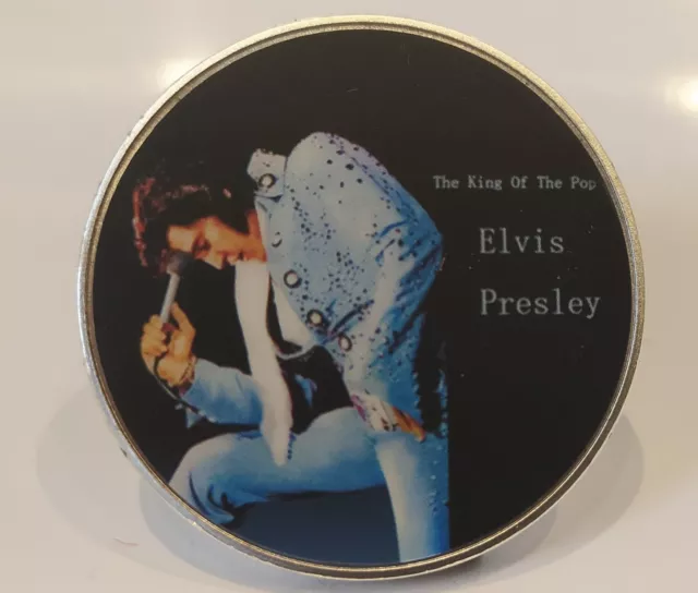 Elvis Presley Silver Coin The King of Pop Hound Dog Ideal Christmas Present