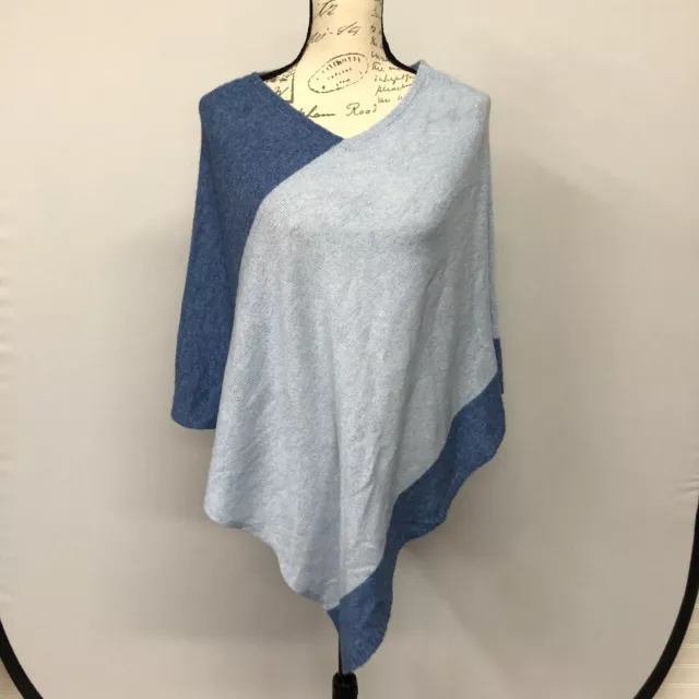 Beryll Women 100% Cashmere Poncho Sweater Cape Made USA One Size M062 -21